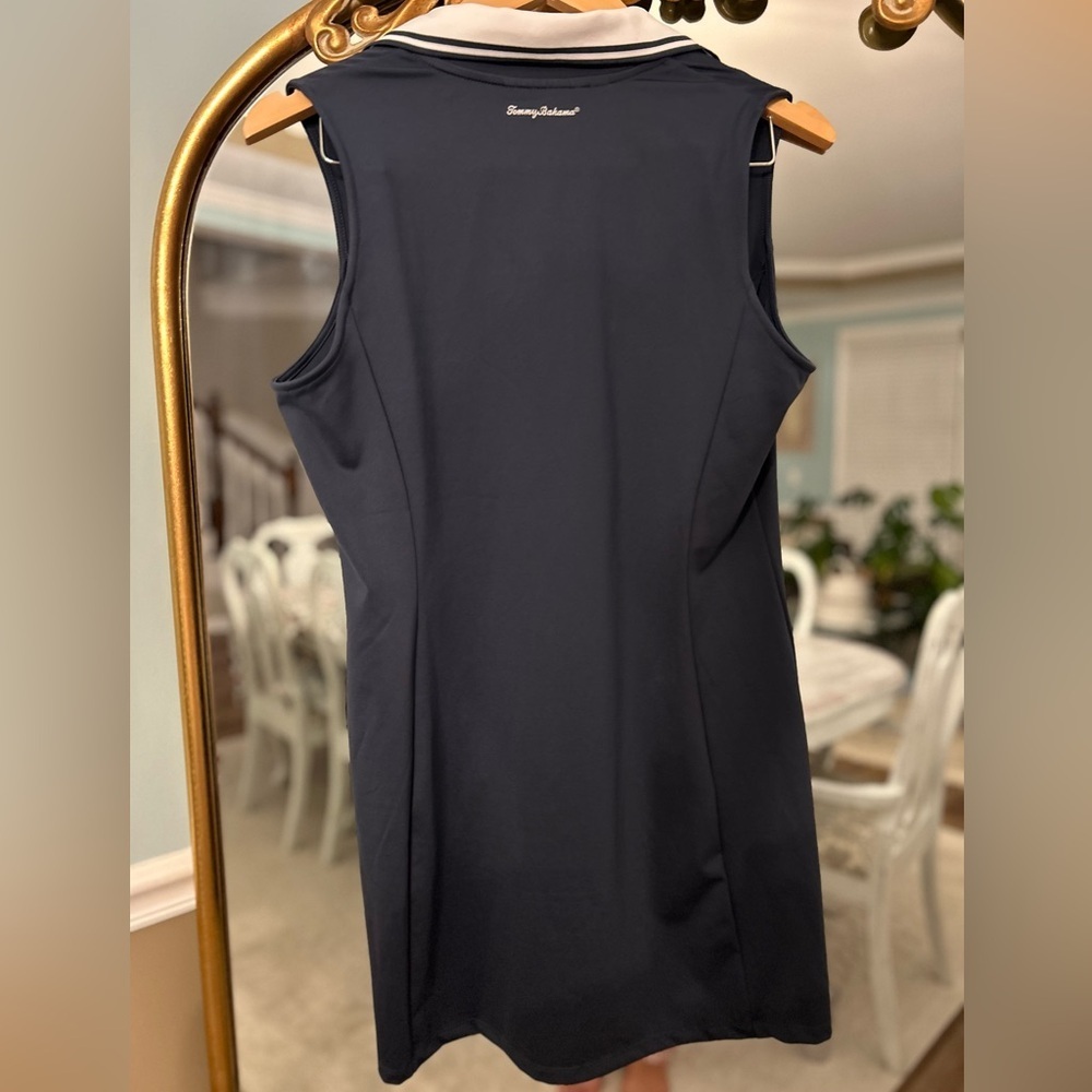 Tommy Bahama Golf Sleeveless Polo Dress – Navy – Size M - Picture 2 of 5